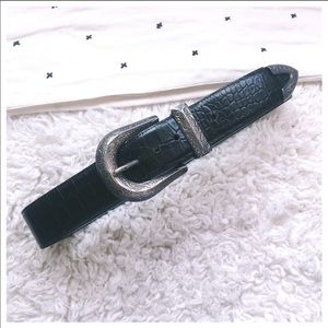 ‘Bardot’ Silver Western Belt